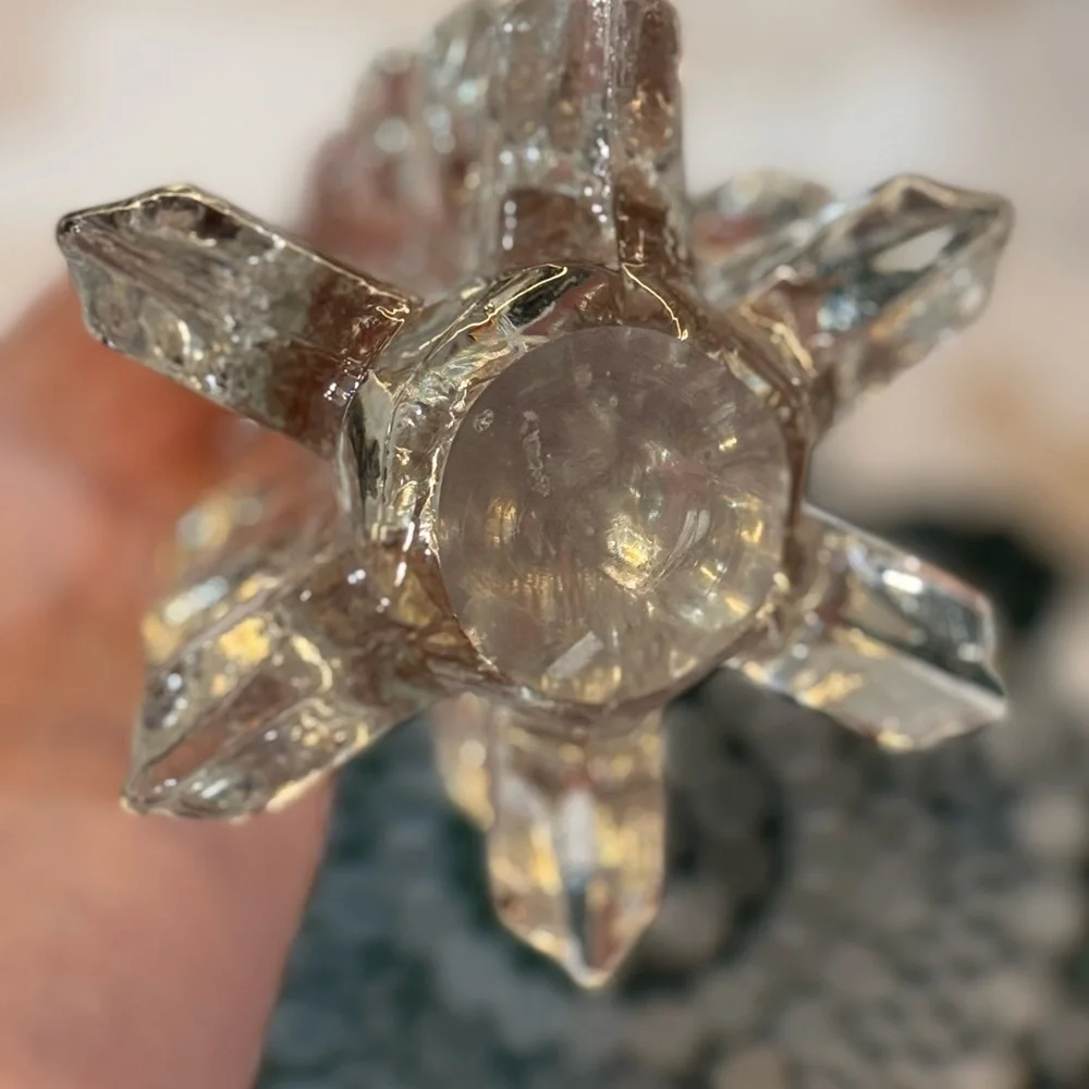 Clear Glass Christmas Tree Holiday Decor - Brand Unmarked - Picture 3 of 3